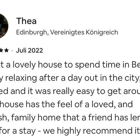 Townhouse With Garden, Terrace & Balcony * Berlin